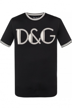 T-shirt z nadrukowanym logo, zdjęcie 1 T-shirt z nadrukowanym logo od Dolce & Gabbana
